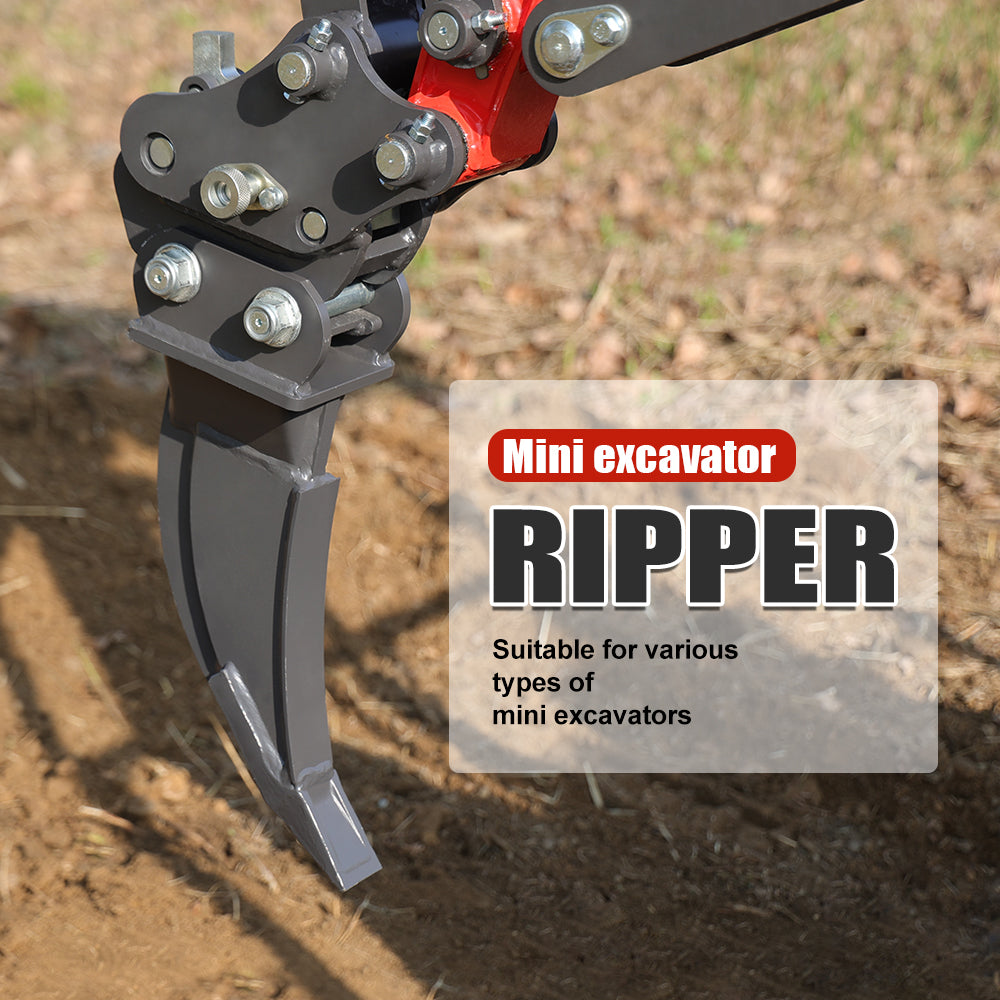 Ripper for 1-1.8 Ton Mini Excavators | HUAYEE HYE01-4