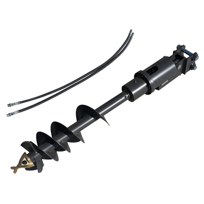 32x8" Auger Attachment for 1-1.8 Ton Mini Excavators | HUAYEE HYE02