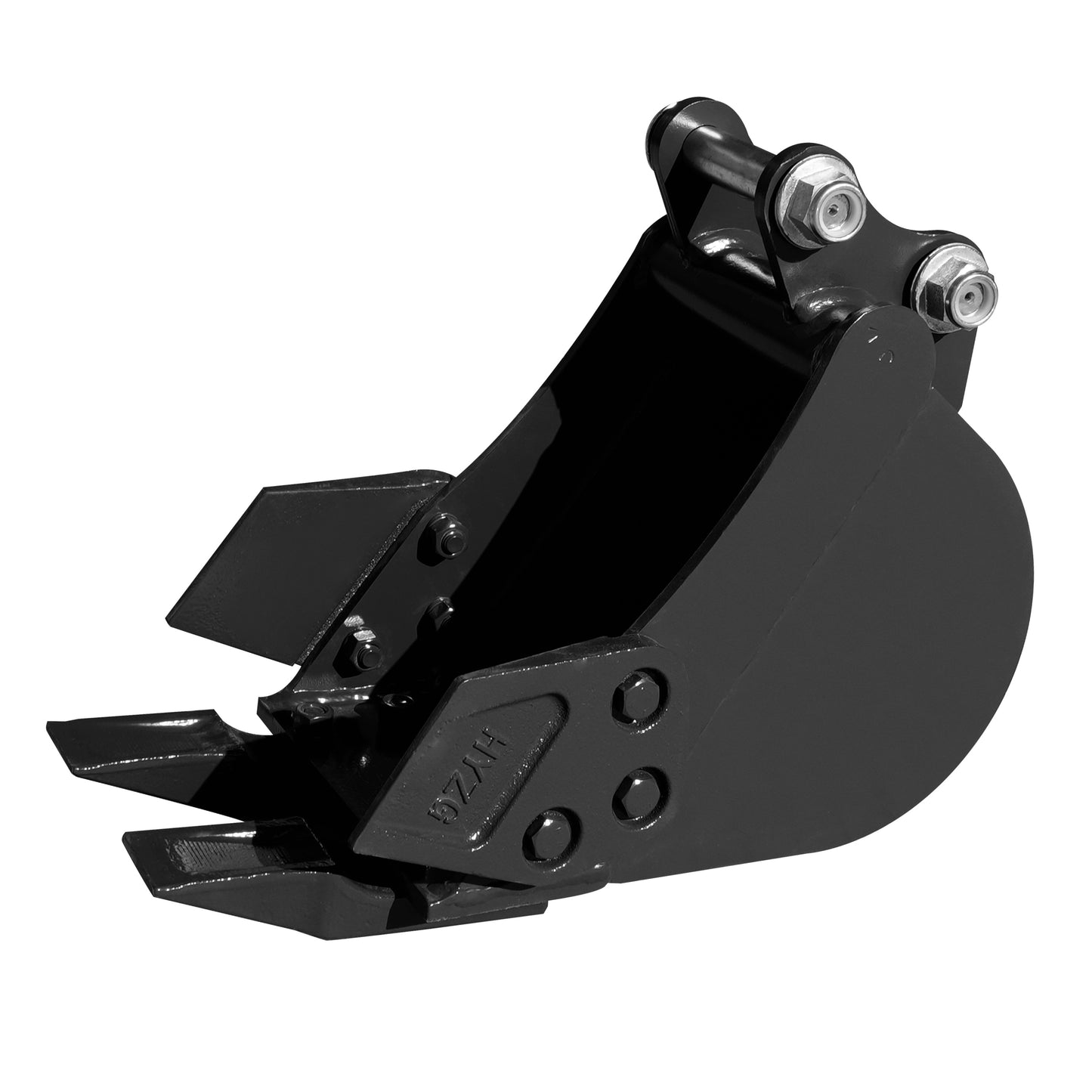 8" Toothed Bucket for 1-1.8 Ton Mini Excavators | HUAYEE HYE01-1