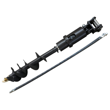Mini Excavator Auger | 32 x 8 inches (Suitable for 2-Ton Class Models) | HUAYEE HYE06
