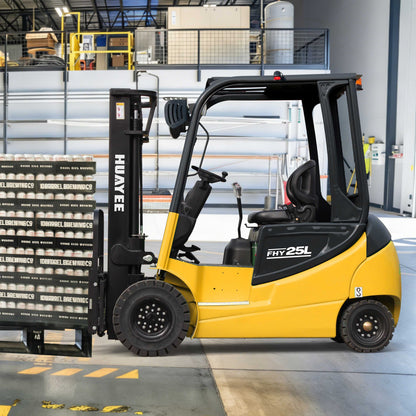 HUAYEE FHY25L Electric Forklift | Lithium Battery | Max. Lifting Capacity: 5,511 lbs | Max. Lifting Height: 118 inches
