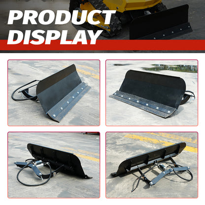 Snow Removal Kit: 37-inch Mower Snow Removal Attachment—Height-Adjustable, Remote-Controlled Operation, Quick-Attach/Detach, Efficient Snow Removal.