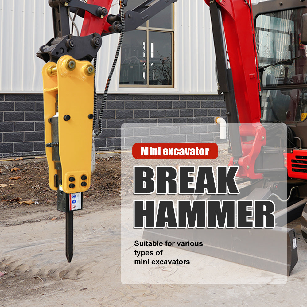 Concrete Crusher | Breakers for Mini Excavators Up to 2 Tons | HUAYEE HYE07