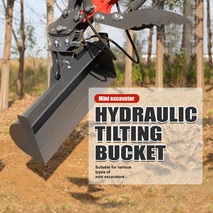 800mm 32" Tilt Bucket for 2 Ton Mini Excavators | HUAYEE HYE08