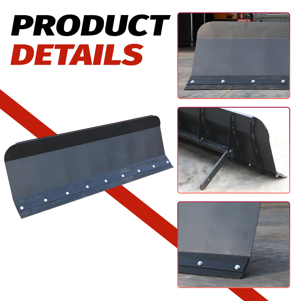 Snow Removal Kit: 51-inch mower snow removal attachment—height-adjustable, remote-controlled, quick to install/remove, and highly efficient. Compatible with the MHY90.