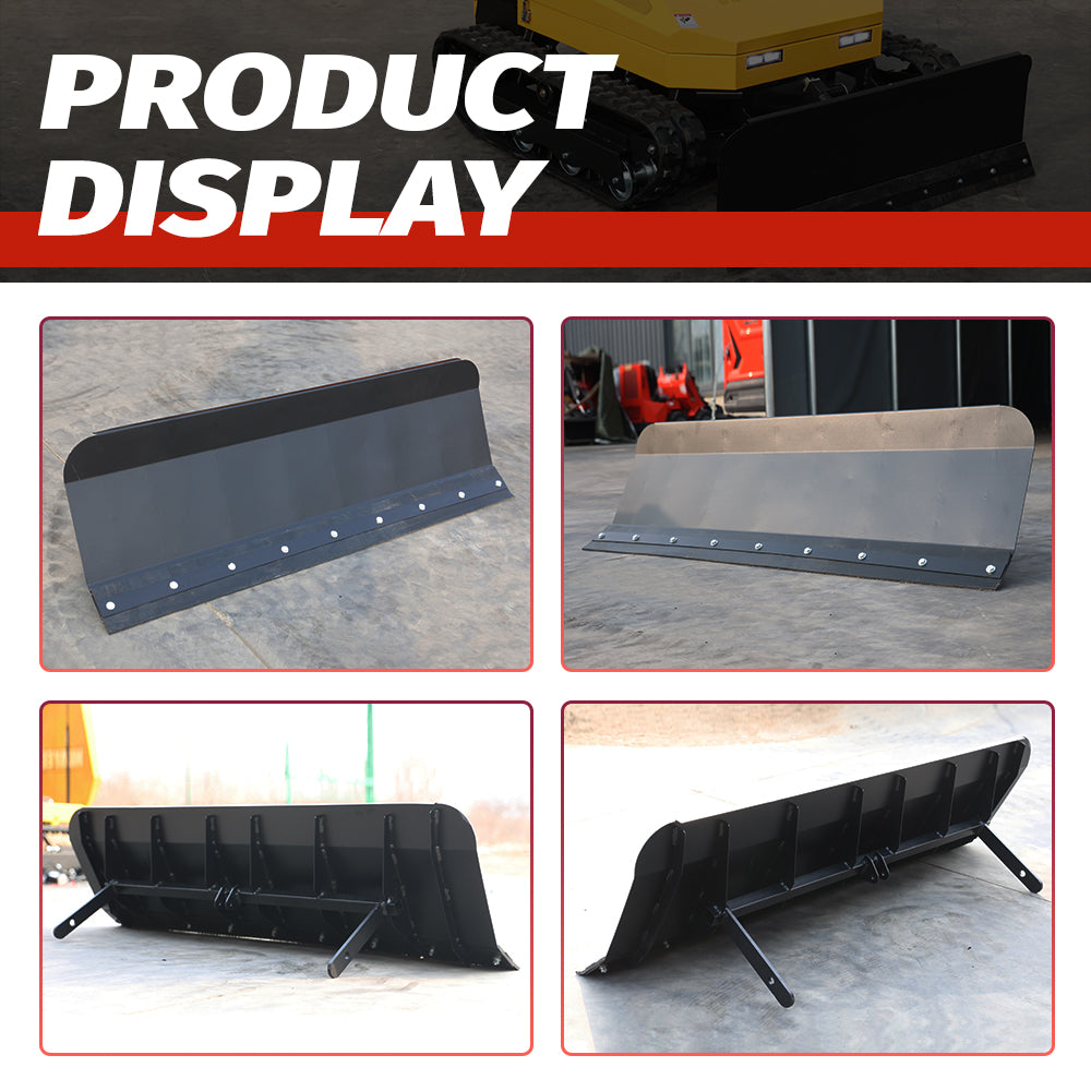 Snow Removal Kit: 51-inch mower snow removal attachment—height-adjustable, remote-controlled, quick to install/remove, and highly efficient. Compatible with the MHY90.