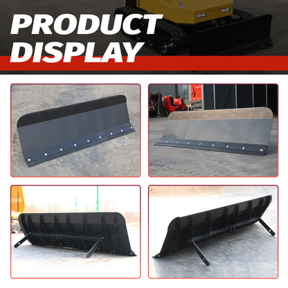 Snow Removal Kit: 51-inch mower snow removal attachment—height-adjustable, remote-controlled, quick to install/remove, and highly efficient. Compatible with the MHY90.