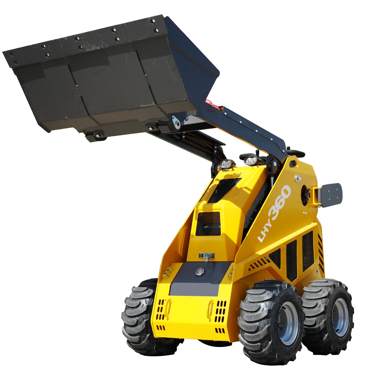 HUAYEE LHY360 Mini Skid Steer Loader - 13.5HP Briggs & Stratton Engine, 200kg Rated Load