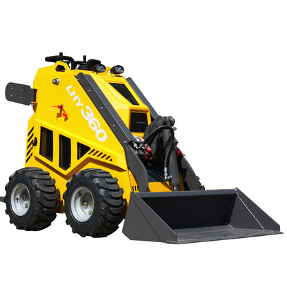HUAYEE LHY360 Mini Skid Steer Loader - 13.5HP Briggs & Stratton Engine, 200kg Rated Load