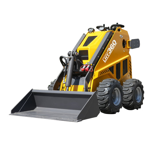 HUAYEE LHY360 Mini Skid Steer Loader - 13.5HP Briggs & Stratton Engine, 200kg Rated Load