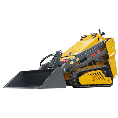 HUAYEE LHY680 Mini Skid Steer Loader - 25HP Kubota Diesel Engine, 780kg Rated Load, 1200kg Lift