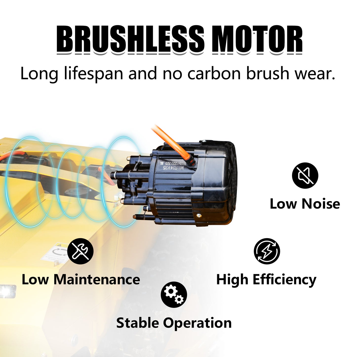 MHY55 Compact Remote Control Tracked Lawn Mower - 9HP LONCIN Gas Engine, 550mm Mowing Width
