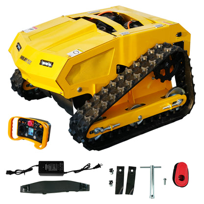 MHY55 Compact Remote Control Tracked Lawn Mower - 9HP LONCIN Gas Engine, 550mm Mowing Width