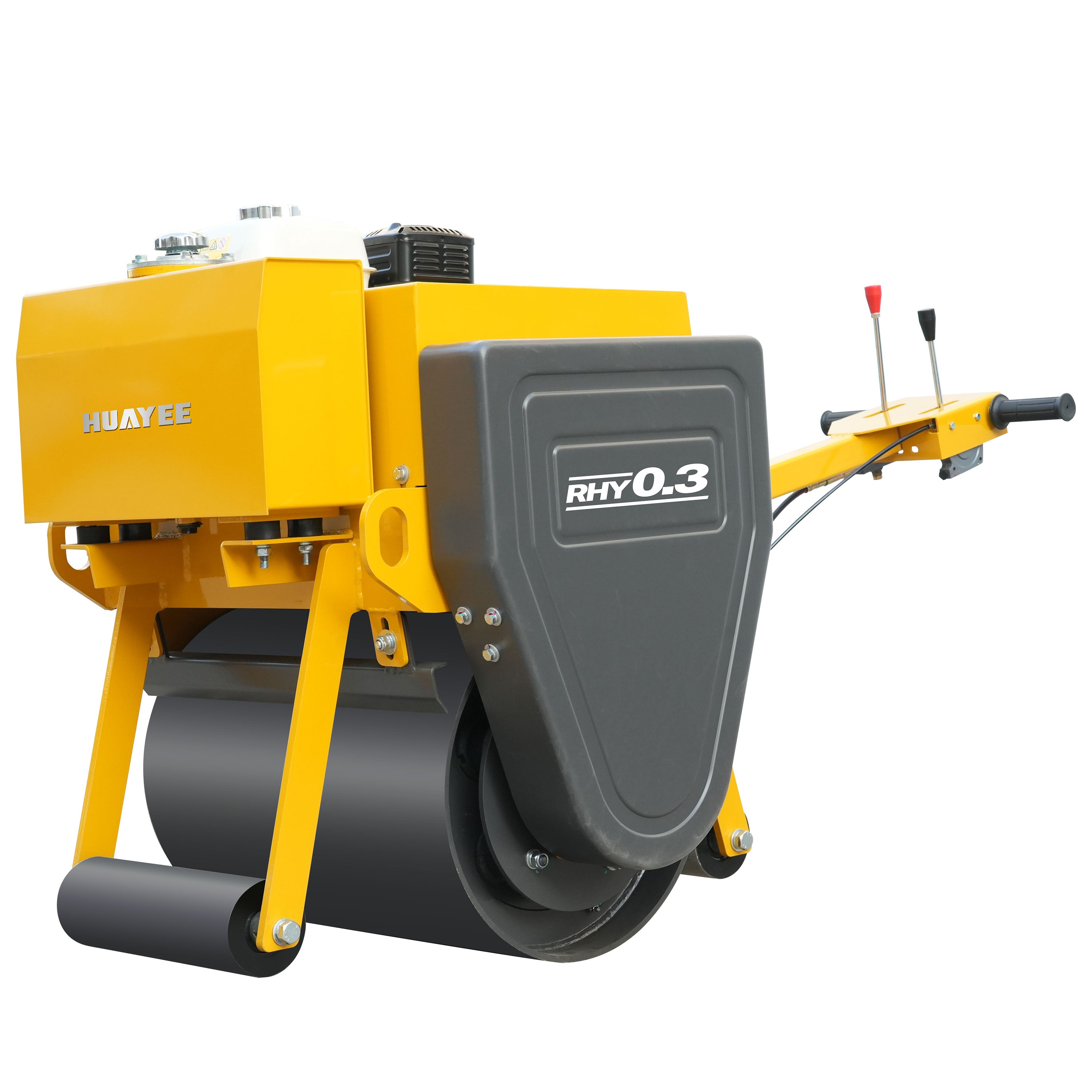 HUAYEE RHY0.3 Small Road Roller | 0.3 Ton Compact Pavement Compaction ...