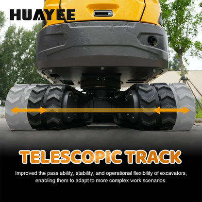 HUAYEE SHY15 | Mini Excavator - 1.5 Ton Compact Excavator with Kubota D722 Engine, 14 HP
