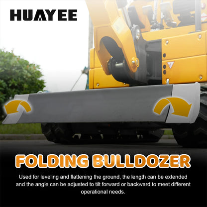 HUAYEE SHY15 | Mini Excavator - 1.5 Ton Compact Excavator with Kubota D722 Engine, 14 HP