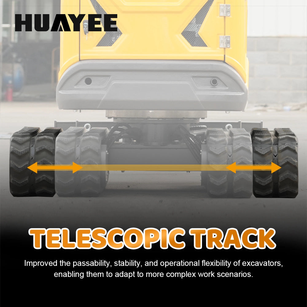 HUAYEE SHY20 Mini Excavator - 1.68 Ton Compact Excavator with Kubota D902 Engine, 16 HP