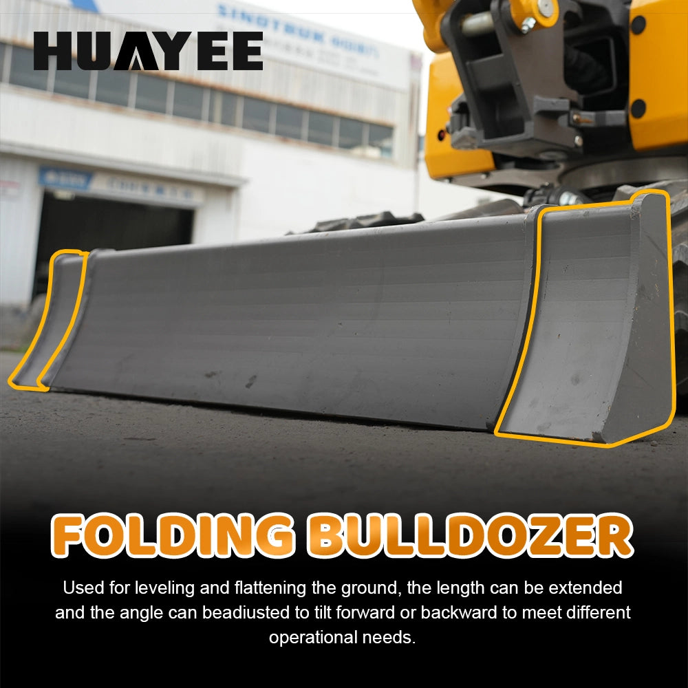 HUAYEE SHY20 Mini Excavator - 1.68 Ton Compact Excavator with Kubota D902 Engine, 16 HP