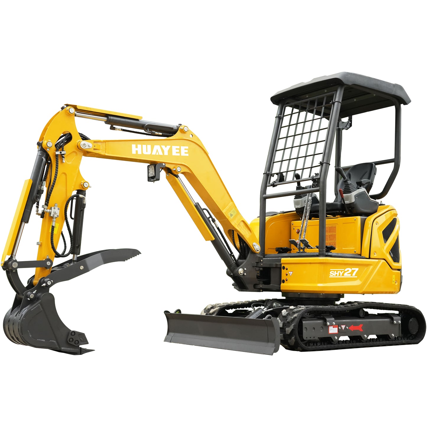 HUAYEE SHY27 Mini Excavator - 2.7 Ton Compact Excavator with Kubota D1105 Engine, 21 HP
