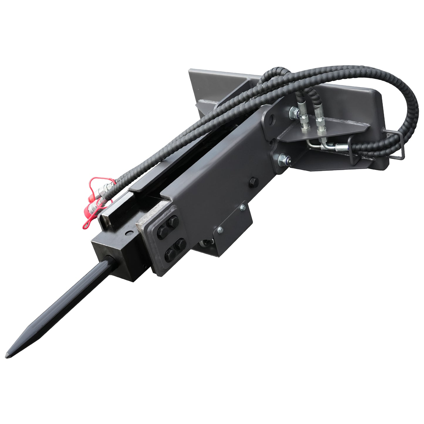 Hydraulic Breaker Attachment for Mini Skid Steer Loaders - Heavy-Duty Demolition Hammer for Concrete, Rock & Asphalt
