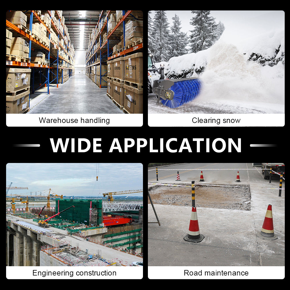 HUAYEE LHY680 Mini Skid Steer Loader - 25HP Kubota Diesel Engine, 780kg Rated Load, 1200kg Lift